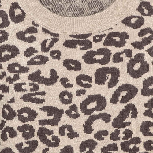 Suéter Cuello Redondo con Estampado de Animal Print para Mujer Philosophy
