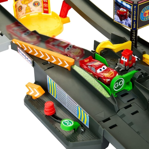 Cars de Disney Y Pixar Pista Set de Carreras Copa Pistón Mattel
