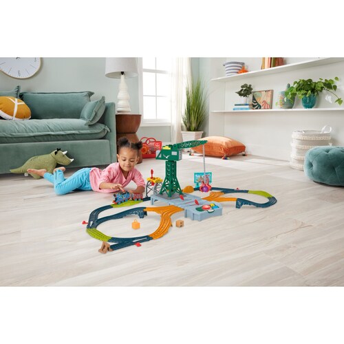 Thomas & Friends Pista Set Tren Parlante Cranky Delivery Mattel