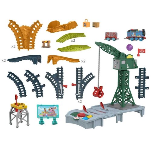 Thomas & Friends Pista Set Tren Parlante Cranky Delivery Mattel