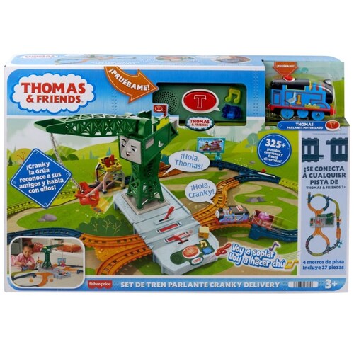 Thomas & Friends Pista Set Tren Parlante Cranky Delivery Mattel