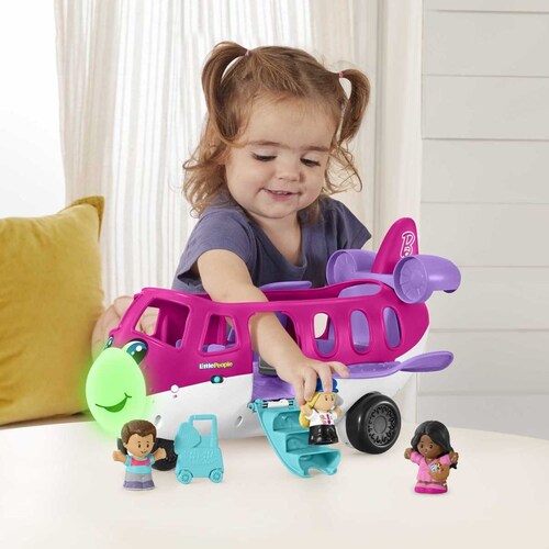 Fisher-Price Little People Set Avión de los Sueños Barbie Mattel