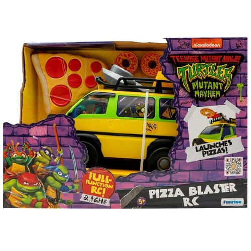 Camioneta Pizza Blaste Control Remoto Tortugas Ninja