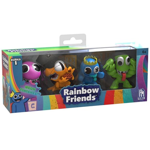 Rainbow Friends - 4Pz de Figuras Coleccionables  Ruz
