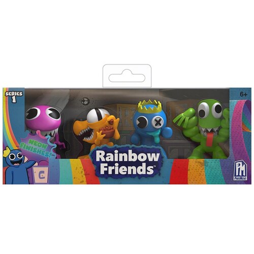 Rainbow Friends - 4Pz de Figuras Coleccionables  Ruz