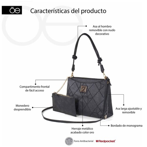 Bolso Satchel Cloe