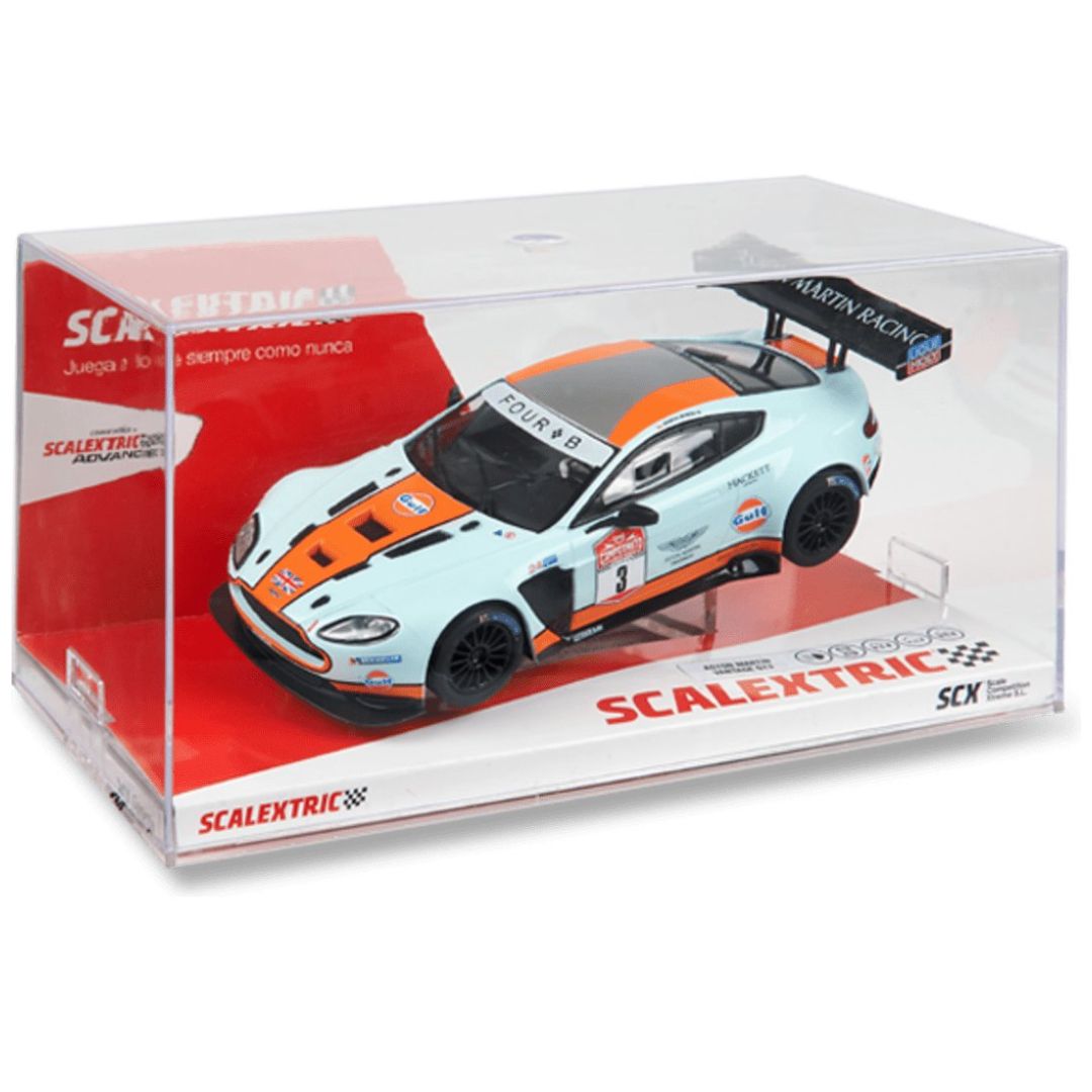 Coche de Carreras Original Scx Vantage Gt3 Gulf Scalextric