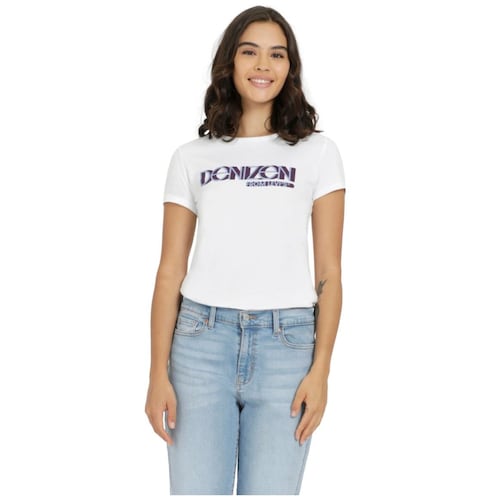 Playera con  Gráfico al Frente Denizen