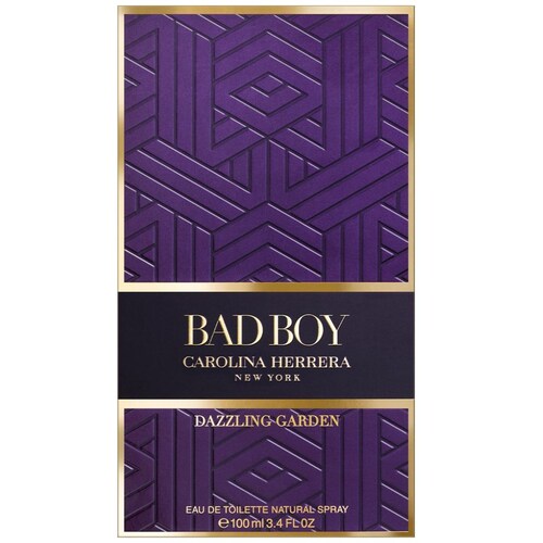 Fragancia para Hombre Carolina Herrera Bad Boy Dazzling Garden Edt 100 Ml