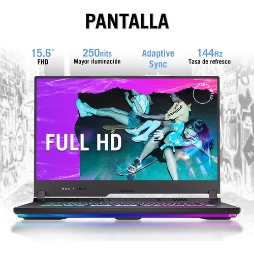 Laptop Gamer Asus15.6" Rog G513Rc-Hn091W R7-6800Hs 16G 512Ssd Nvidia Rtx 3050
