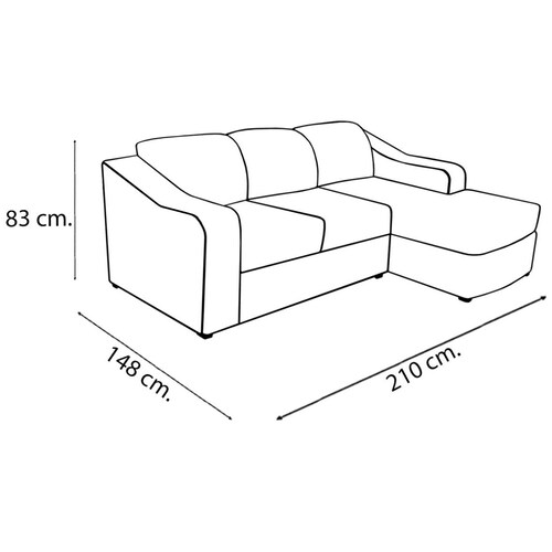 Sala Modular Grecia Azul Dimex