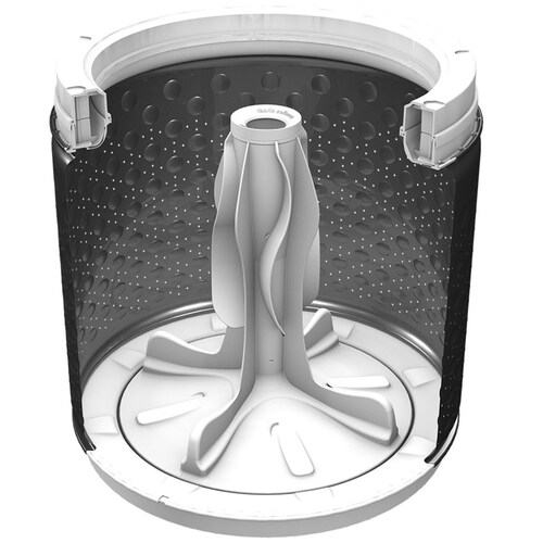 Lavadora Mabe Carga Superior 19Kg Lmx79114Wbab0 Blanca