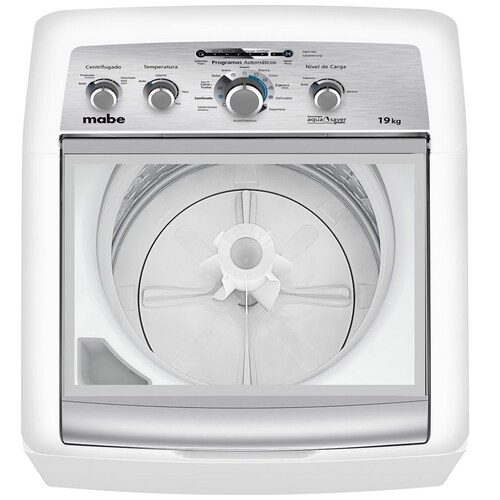Lavadora Mabe Carga Superior 19Kg Lmx79114Wbab0 Blanca