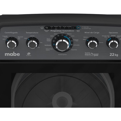 Combo de Lavado Mabe Gas 22Kg Lma72215G47N8Msd Dgray