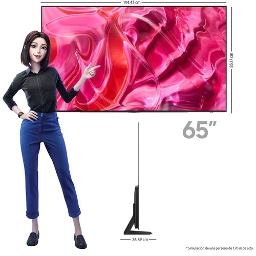 Pantalla Samsung 65" Oled 4K Qn65S90Cafxzx