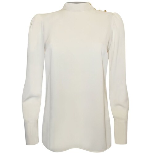 Blusa Hueso Lisa Chaps  para Mujer