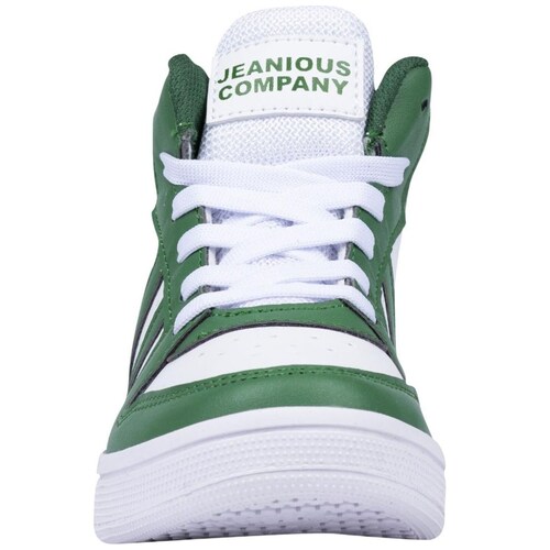 Tenis Bota Jeanious con Agujeta 18-21 Blanco