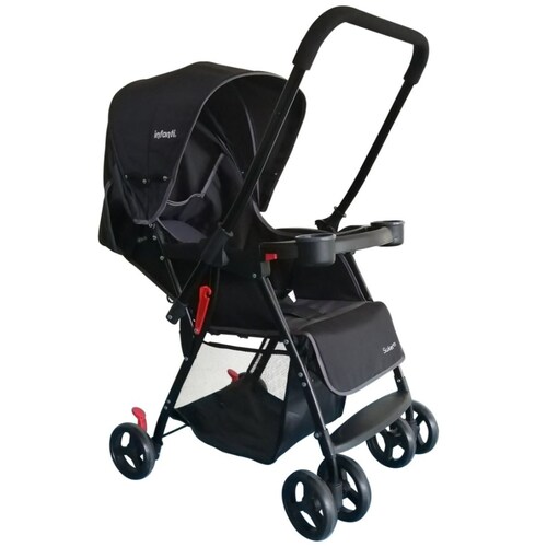 Carriola Mango Reversible Swivel Ex Negro Infanti