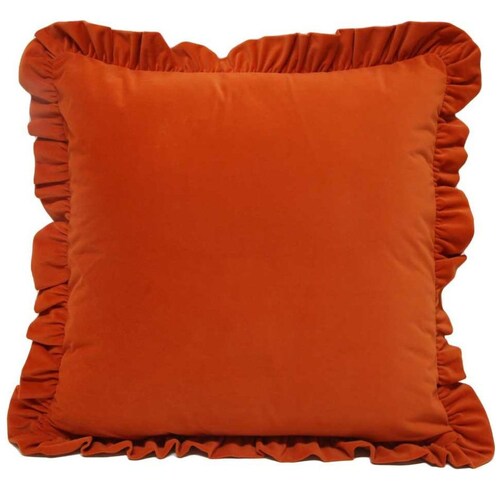 Cojín Ruffle Rust Vintage Home