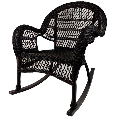 Mecedora de Exterior Santa Barbara Dark Brown Vintage Home