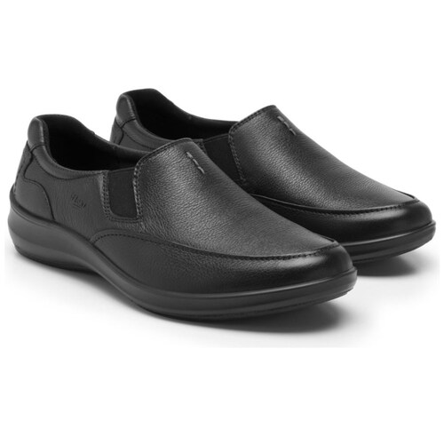 Mocasín Casual Negro Flexi