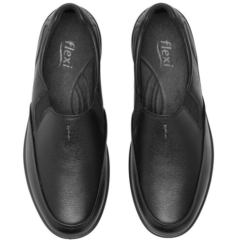 Mocasín Casual Negro Flexi