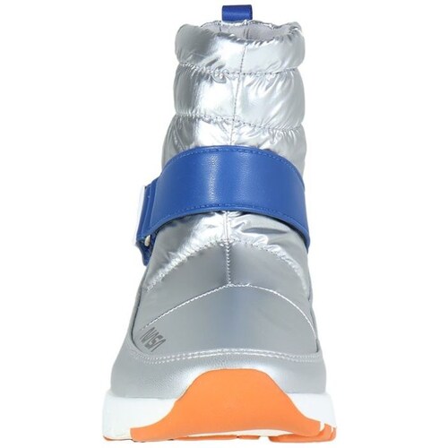 Bota con Diseño Nasa Plata Cloe