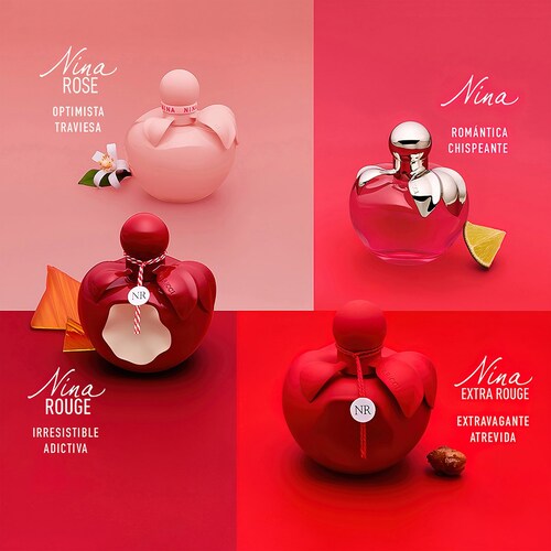 Fragancia Set Nina Ricci Nina Rouge Edt 80 Ml + Body Lotion 75 Ml para Mujer