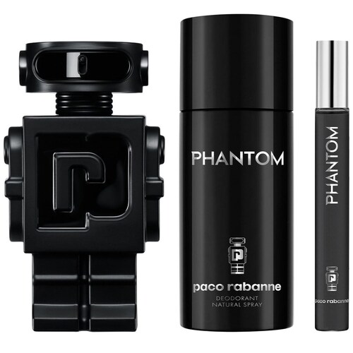 Fragancia Set Paco Rabanne Phantom Le Parfum Edp 100 Ml + Desodorante 150 Ml + Edp 10 Ml para Hombre