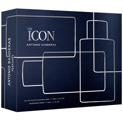 Antonio Banderas The Icon Set para Hombre Fragancia Edt 100Ml + Desodorante 150Ml
