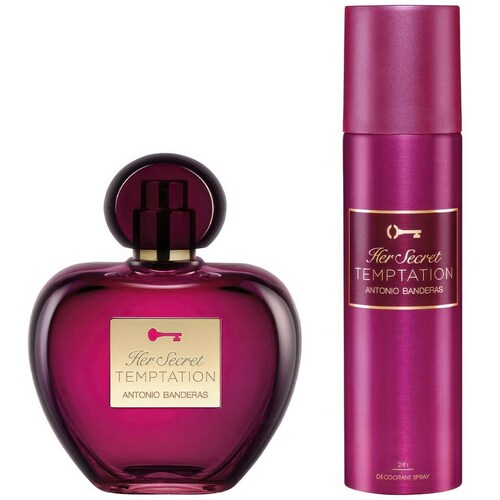 Set De Perfume Mujer Antonio Banderas Her Secret Desire Edt 80 ML +  Desodorante 150 ML