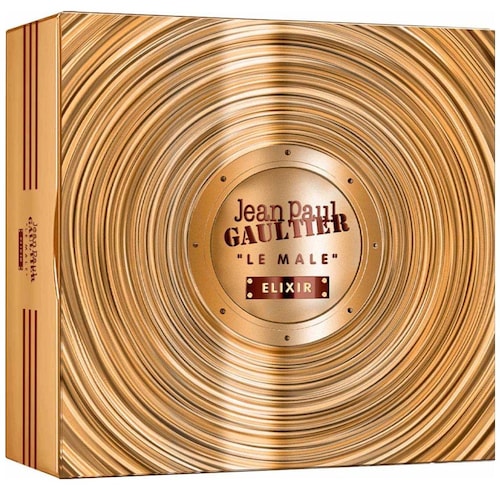 Fragancia Set Jean Paul Gaultier Le Male Elixir Edp 12 Ml + Shower Gel 75 Ml + Perfume de Bolsillo 10 Ml para Hombre