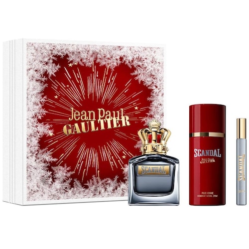 Fragancia Set Jean Paul Gaultier Scandal Edt 100 Ml + Desodorante 150 Ml + Edt 10 Ml para Hombre