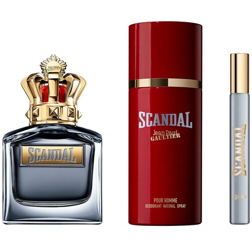 Fragancia Set Jean Paul Gaultier Scandal Edt 100 Ml + Desodorante 150 Ml + Edt 10 Ml para Hombre