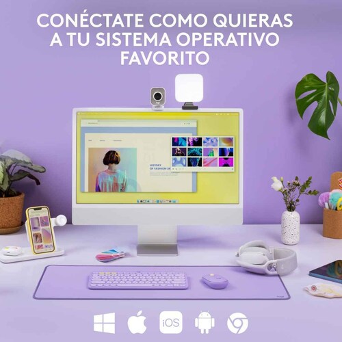 Teclado Logitech K380 Lavanda