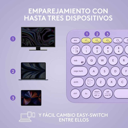 Teclado Logitech K380 Lavanda