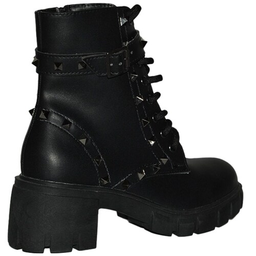 Bota Combat con Estoperoles Negra Philosophy Jr