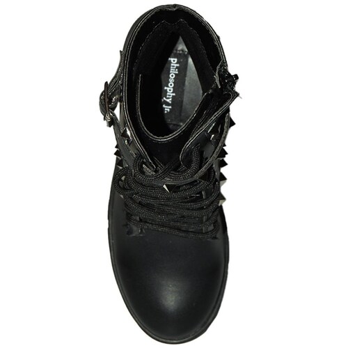 Bota Combat con Estoperoles Negra Philosophy Jr
