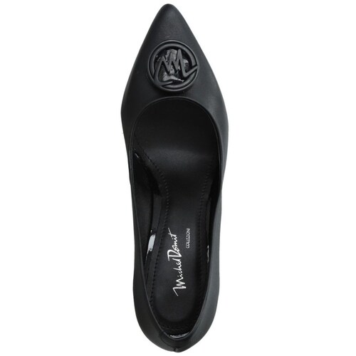 Zapatilla Lisa con Logo Negra Michel Domit