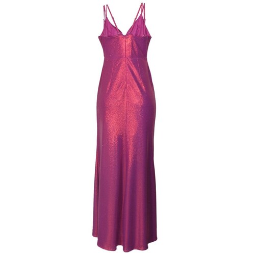 Vestido Largo de Fiesta, Metálico, con Olán Philosophy Jr Nights para Mujer
