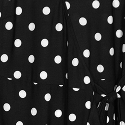 Vestido con Cinta de Amarre y Estampado de Lunares Philosophy para Mujer