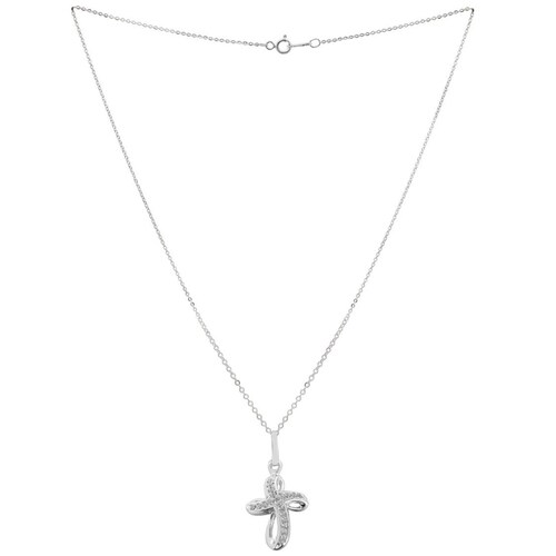 Cadena con Cruz Moño con Piedras Mosha