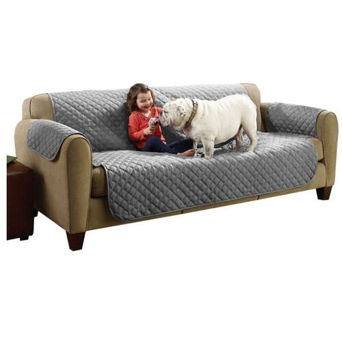 Couch Coat 1 Pieza Azul / Gris