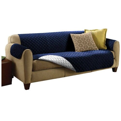Couch Coat 1 Pieza Azul / Gris