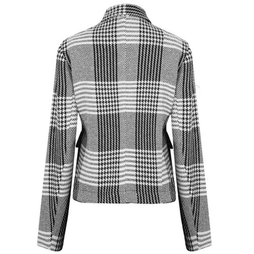 Sobrecamisa Basel Manga Larga Cuello Camisero Diseño Estampado Príncipe de Gales