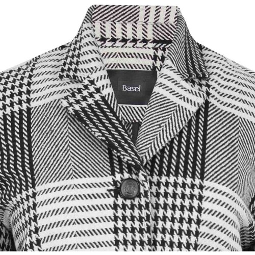 Sobrecamisa Basel Manga Larga Cuello Camisero Diseño Estampado Príncipe de Gales