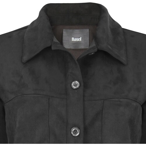 Sobrecamisa Basel Manga Larga Cuello Camisero Diseño Liso de Suede