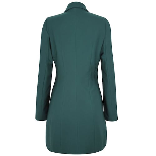 Saco Basel Manga Larga Cuello Solapa Diseño Oversized
