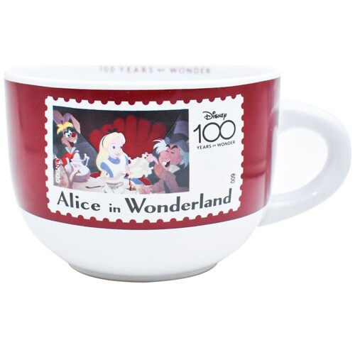 Tarro Jumbo de Porcelana 820Ml Alicia en el País de las Maravillas Plan Timbres Fund Kids