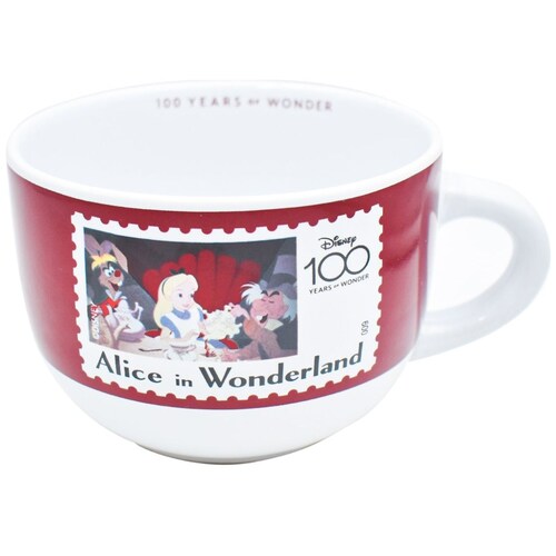 Tarro Jumbo de Porcelana 820Ml Alicia en el País de las Maravillas Plan Timbres Fund Kids